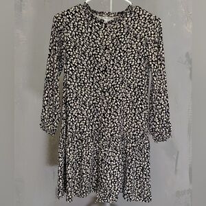 Zara Dress Girls 11-12 navy and white